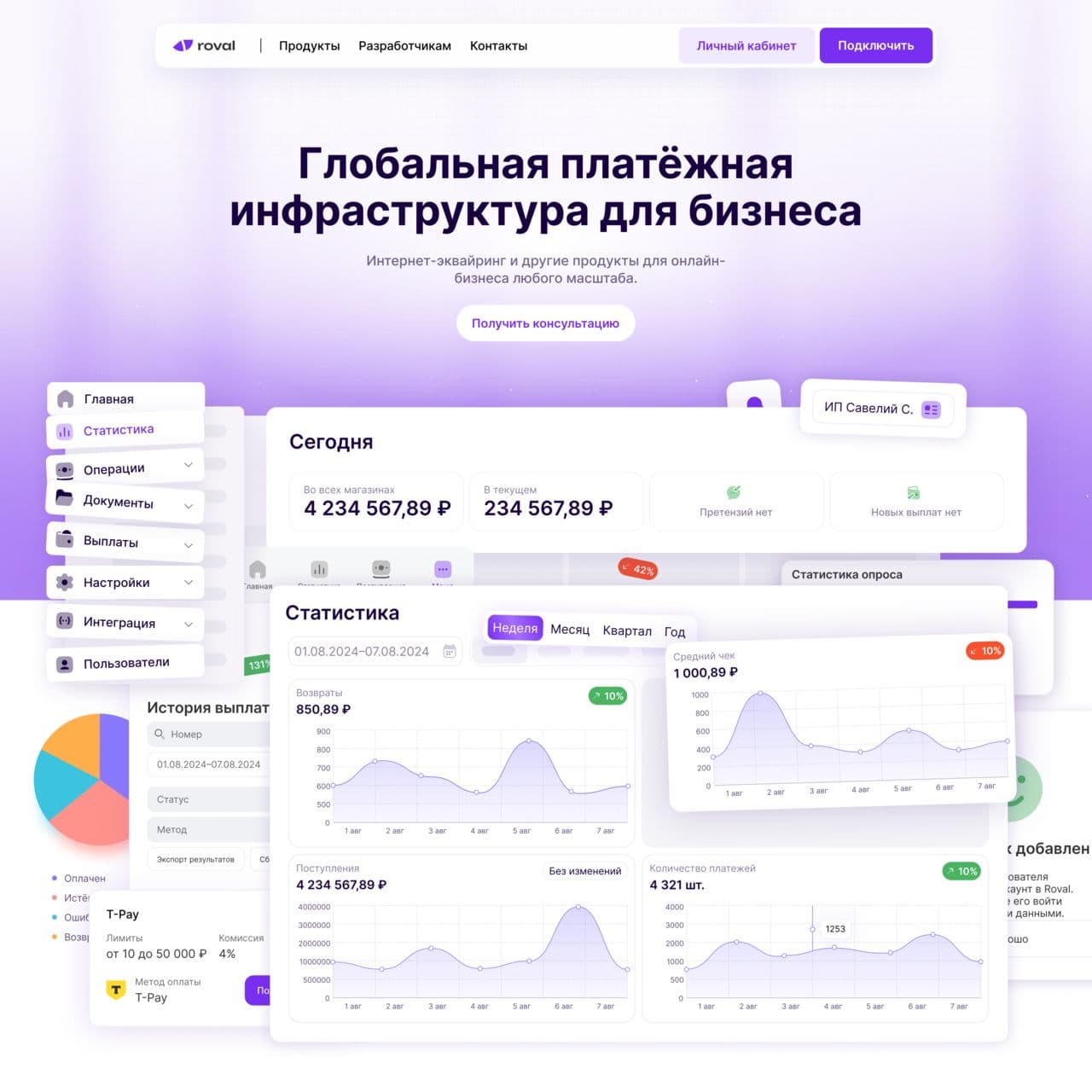 Roval.io Landing page Hero section